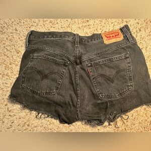 Women's Levi shorts. Selling because they are too big.